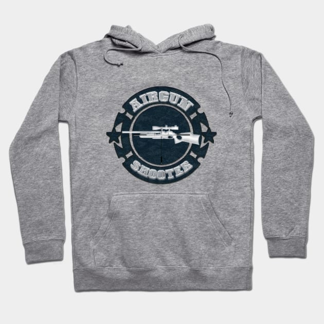 Air gun logo Hoodie by German Wirehaired Pointer 